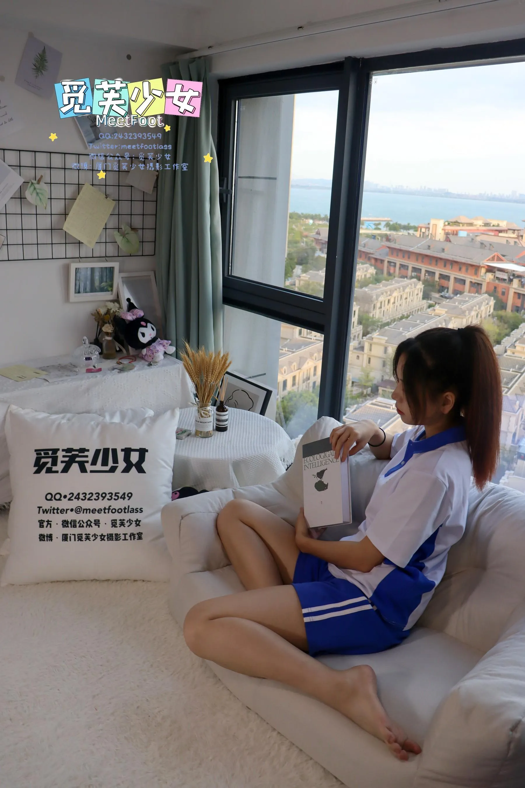 [觅芙少女]NO.006 初夏微风中扬起的马尾，是青春里最美的记忆 [133P]插图7